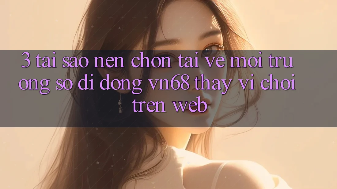 3. Tại Sao Nên Chọn Tải về Môi trường số di động vn68 Thay Vì Chơi Trên Web? 3. Tại Sao Nên Chọn Tải về Môi trường số di động vn68 Thay Vì Chơi Trên Web?