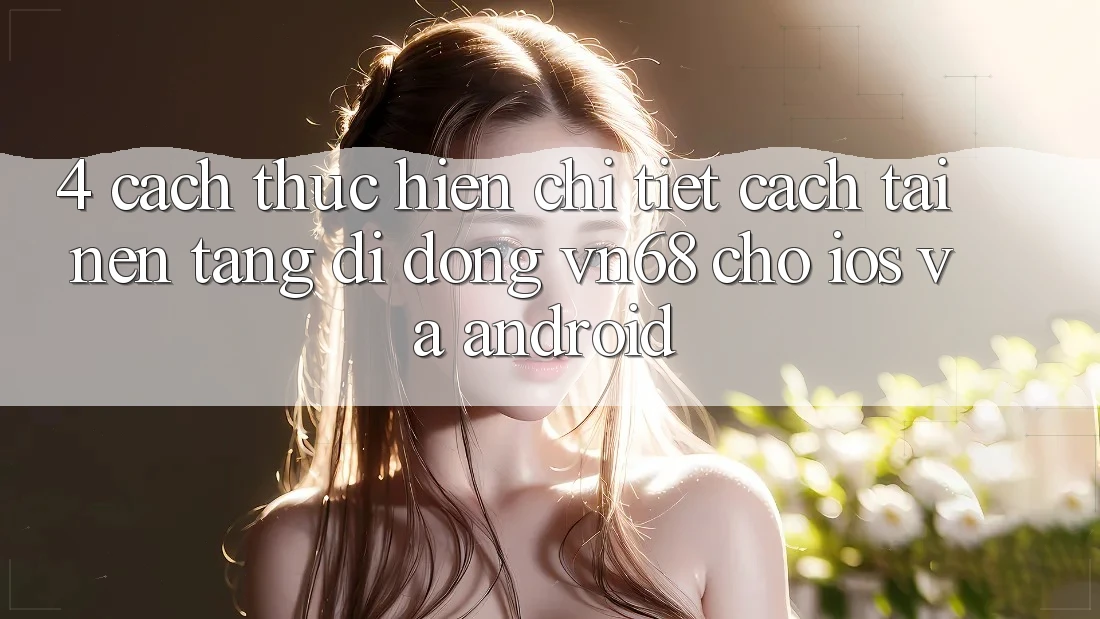 4. Cách thực hiện Chi Tiết Cách Tải Nền tảng di động vn68 Cho iOS Và Android 4. Cách thực hiện Chi Tiết Cách Tải Nền tảng di động vn68 Cho iOS Và Android