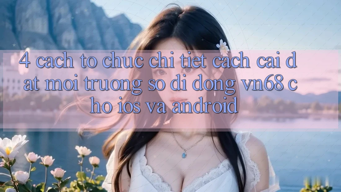 4. Cách tổ chức Chi Tiết Cách Cài đặt Môi trường số di động vn68 Cho iOS Và Android