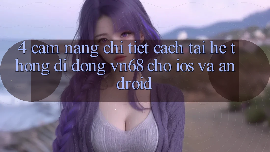 4. Cẩm nang Chi Tiết Cách Tải Hệ thống di động vn68 Cho iOS Và Android