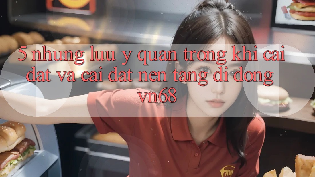 5. Những Lưu Ý Quan Trọng Khi Cài đặt Và Cài Đặt Nền tảng di động vn68