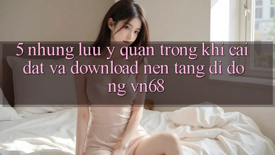 5. Những Lưu Ý Quan Trọng Khi Cài đặt Và Download Nền tảng di động vn68 5. Những Lưu Ý Quan Trọng Khi Cài đặt Và Download Nền tảng di động vn68