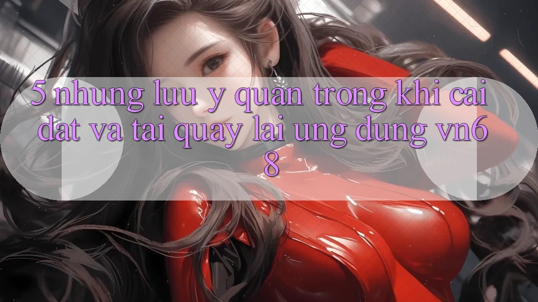 5. Những Lưu Ý Quan Trọng Khi Cài đặt Và Tải quay lại Ứng dụng vn68 5. Những Lưu Ý Quan Trọng Khi Cài đặt Và Tải quay lại Ứng dụng vn68