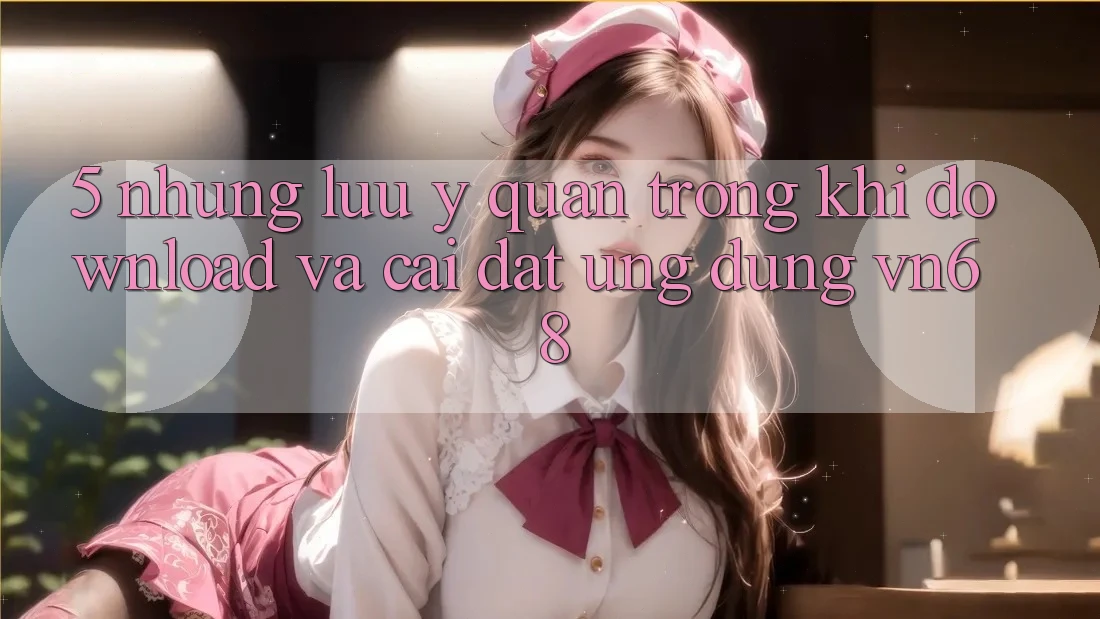 5. Những Lưu Ý Quan Trọng Khi Download Và Cài Đặt Ứng Dụng vn68