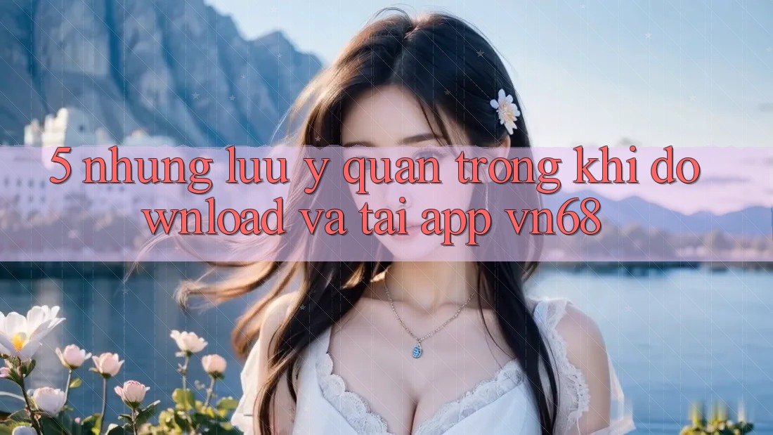 5. Những Lưu Ý Quan Trọng Khi Download Và Tải App vn68 5. Những Lưu Ý Quan Trọng Khi Download Và Tải App vn68