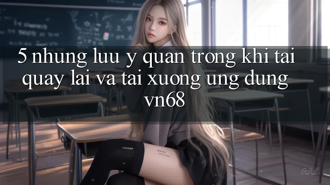 5. Những Lưu Ý Quan Trọng Khi Tải quay lại Và Tải xuống Ứng Dụng vn68 5. Những Lưu Ý Quan Trọng Khi Tải quay lại Và Tải xuống Ứng Dụng vn68