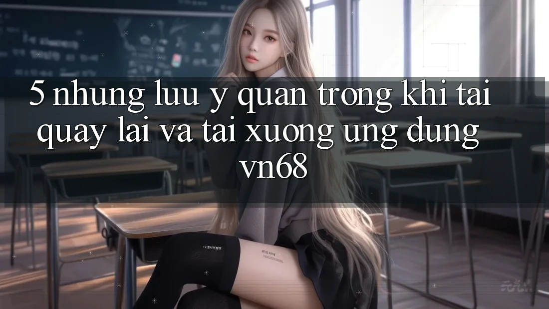 5. Những Lưu Ý Quan Trọng Khi Tải quay lại Và Tải xuống Ứng dụng vn68