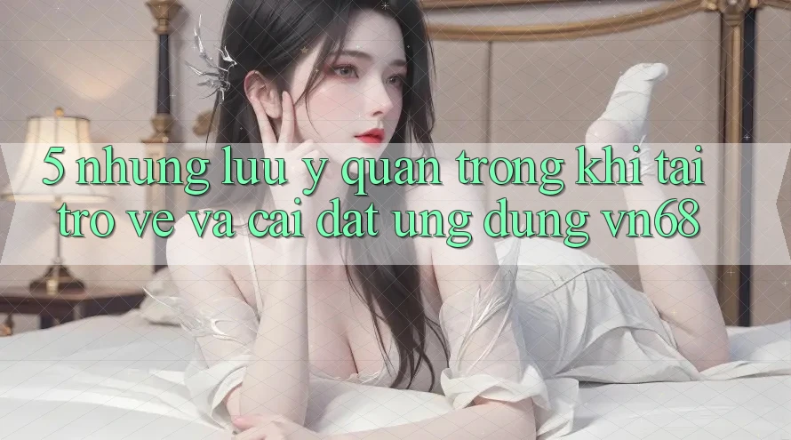 5. Những Lưu Ý Quan Trọng Khi Tải trở về Và Cài Đặt Ứng dụng vn68