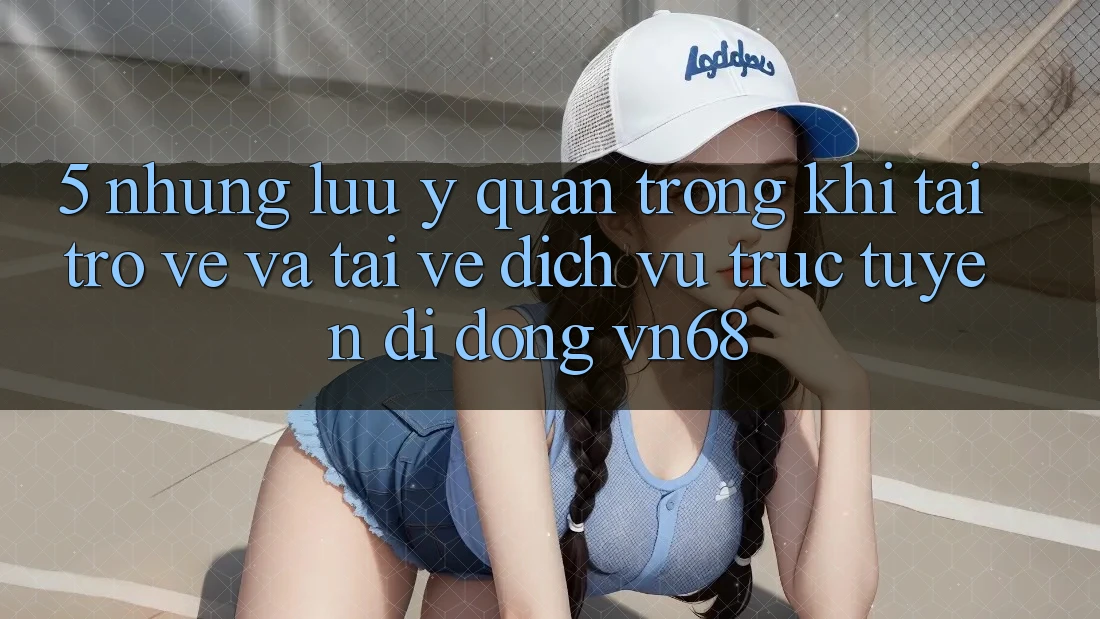 5. Những Lưu Ý Quan Trọng Khi Tải trở về Và Tải về Dịch vụ trực tuyến di động vn68