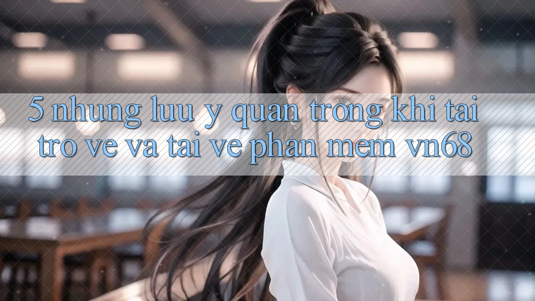 5. Những Lưu Ý Quan Trọng Khi Tải trở về Và Tải về Phần mềm vn68