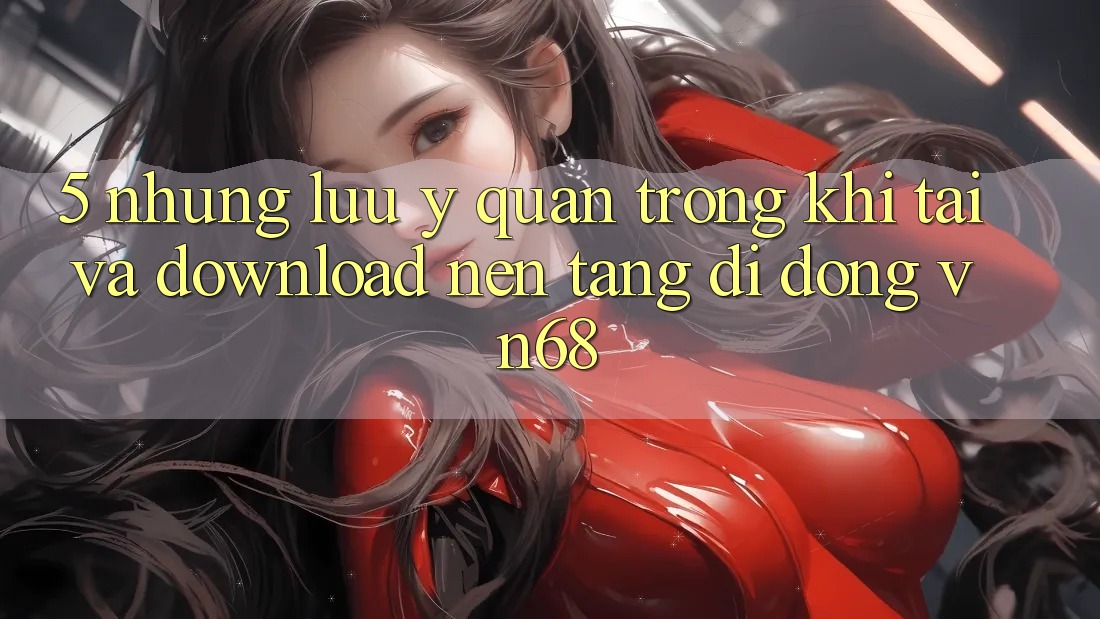 5. Những Lưu Ý Quan Trọng Khi Tải Và Download Nền tảng di động vn68