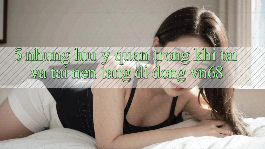 5. Những Lưu Ý Quan Trọng Khi Tải Và Tải Nền tảng di động vn68