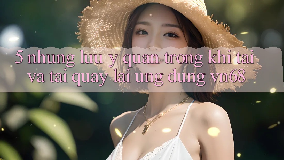 5. Những Lưu Ý Quan Trọng Khi Tải Và Tải quay lại Ứng Dụng vn68