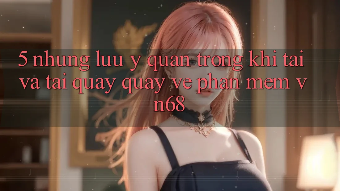 5. Những Lưu Ý Quan Trọng Khi Tải Và Tải quay quay về Phần mềm vn68
