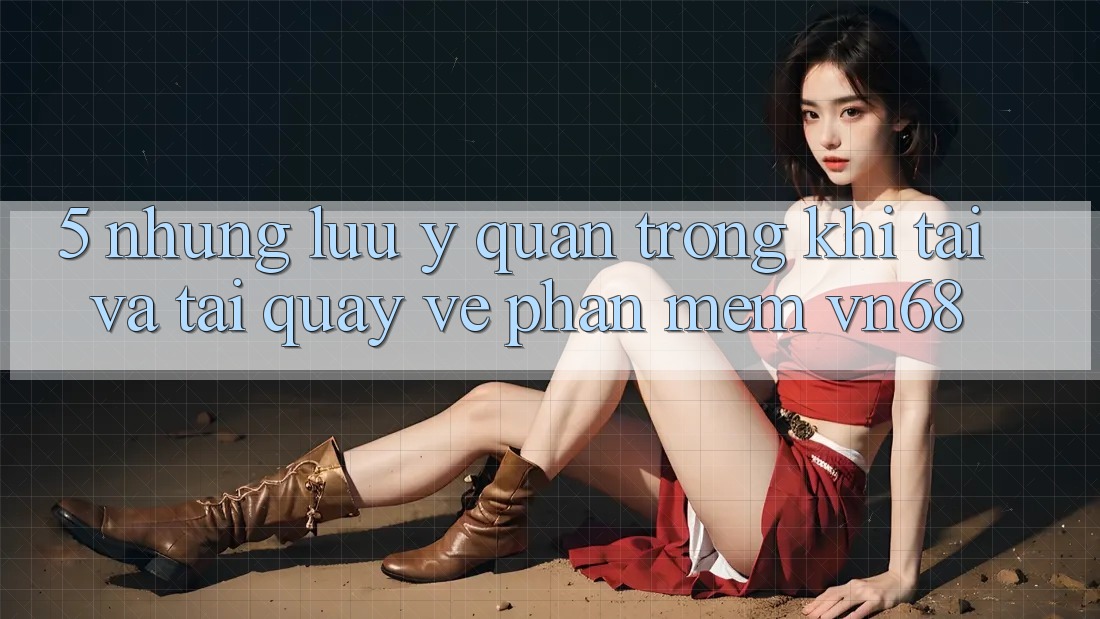 5. Những Lưu Ý Quan Trọng Khi Tải Và Tải quay về Phần mềm vn68 5. Những Lưu Ý Quan Trọng Khi Tải Và Tải quay về Phần mềm vn68