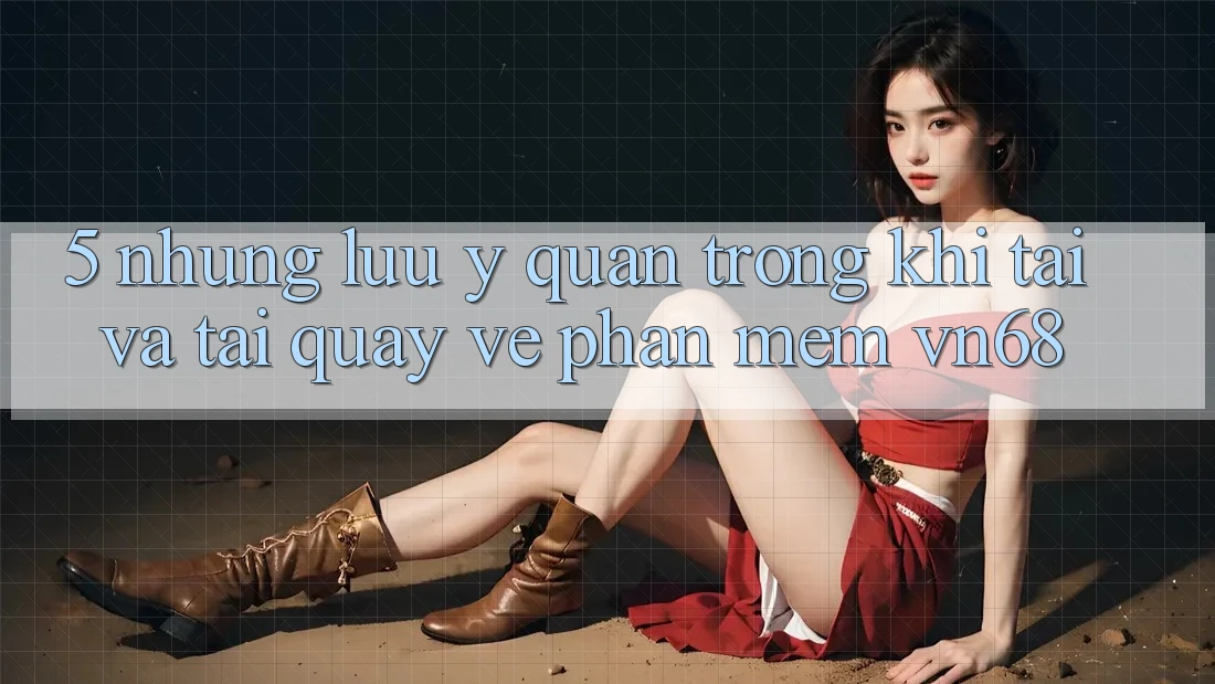 5. Những Lưu Ý Quan Trọng Khi Tải Và Tải quay về Phần mềm vn68 5. Những Lưu Ý Quan Trọng Khi Tải Và Tải quay về Phần mềm vn68