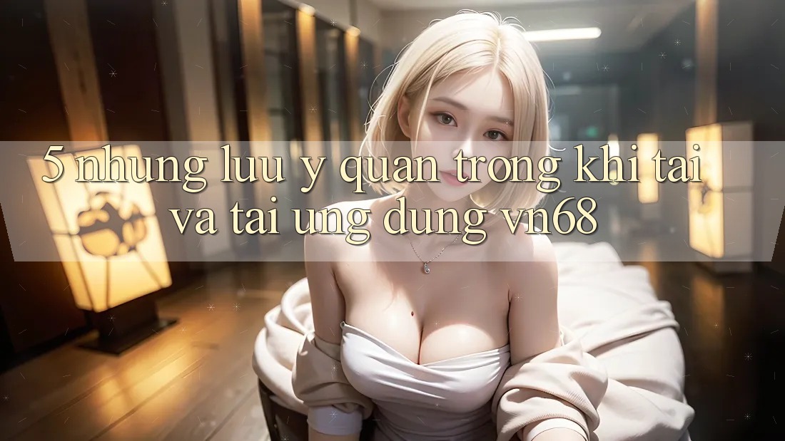 5. Những Lưu Ý Quan Trọng Khi Tải Và Tải Ứng Dụng vn68 5. Những Lưu Ý Quan Trọng Khi Tải Và Tải Ứng Dụng vn68