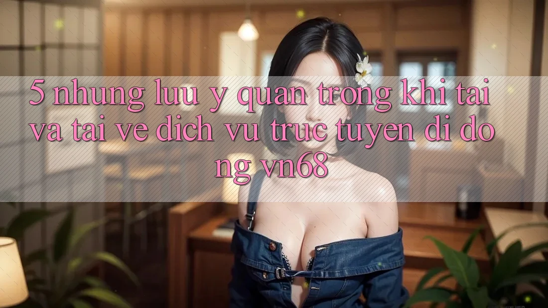 5. Những Lưu Ý Quan Trọng Khi Tải Và Tải về Dịch vụ trực tuyến di động vn68 5. Những Lưu Ý Quan Trọng Khi Tải Và Tải về Dịch vụ trực tuyến di động vn68