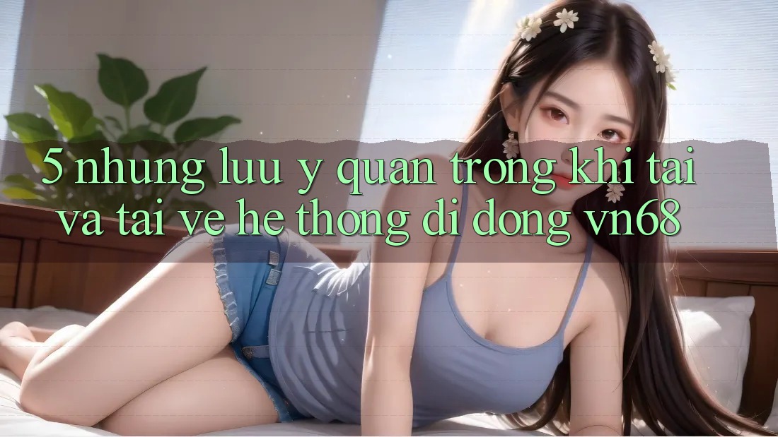 5. Những Lưu Ý Quan Trọng Khi Tải Và Tải về Hệ thống di động vn68
