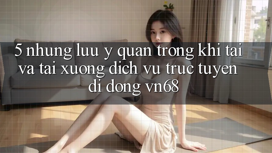 5. Những Lưu Ý Quan Trọng Khi Tải Và Tải xuống Dịch vụ trực tuyến di động vn68 5. Những Lưu Ý Quan Trọng Khi Tải Và Tải xuống Dịch vụ trực tuyến di động vn68