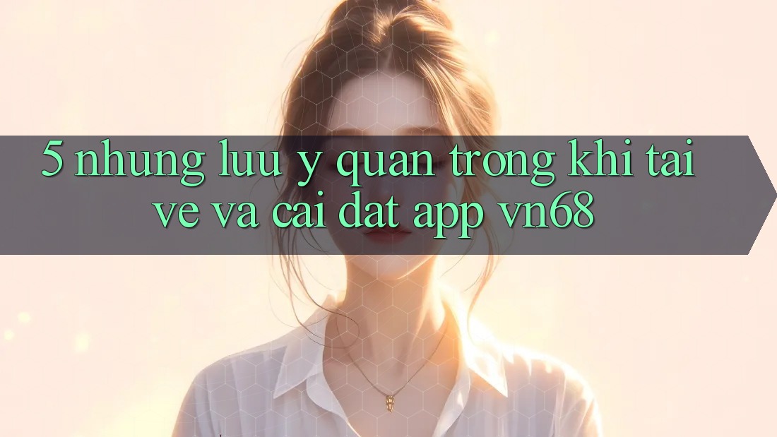 5. Những Lưu Ý Quan Trọng Khi Tải về Và Cài Đặt App vn68