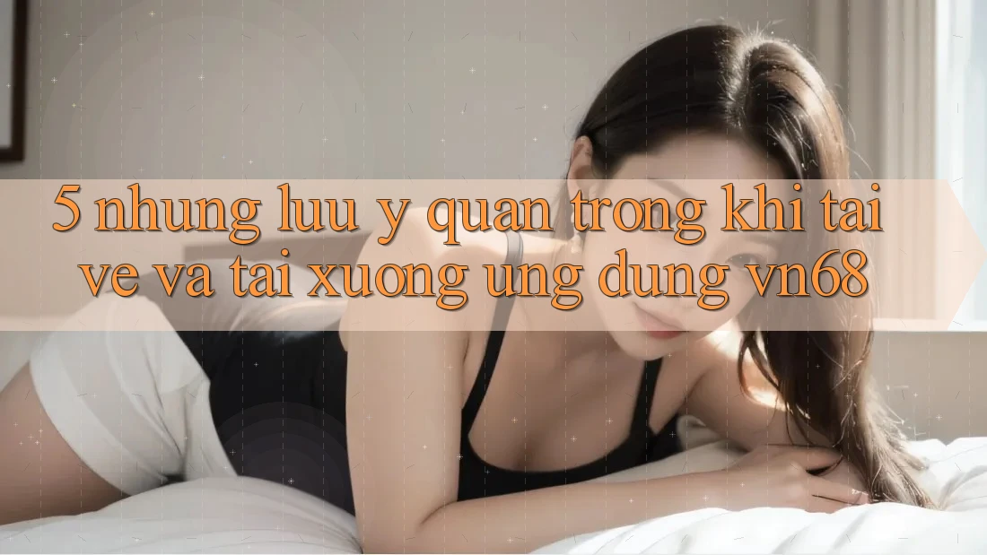 5. Những Lưu Ý Quan Trọng Khi Tải về Và Tải xuống Ứng Dụng vn68 5. Những Lưu Ý Quan Trọng Khi Tải về Và Tải xuống Ứng Dụng vn68