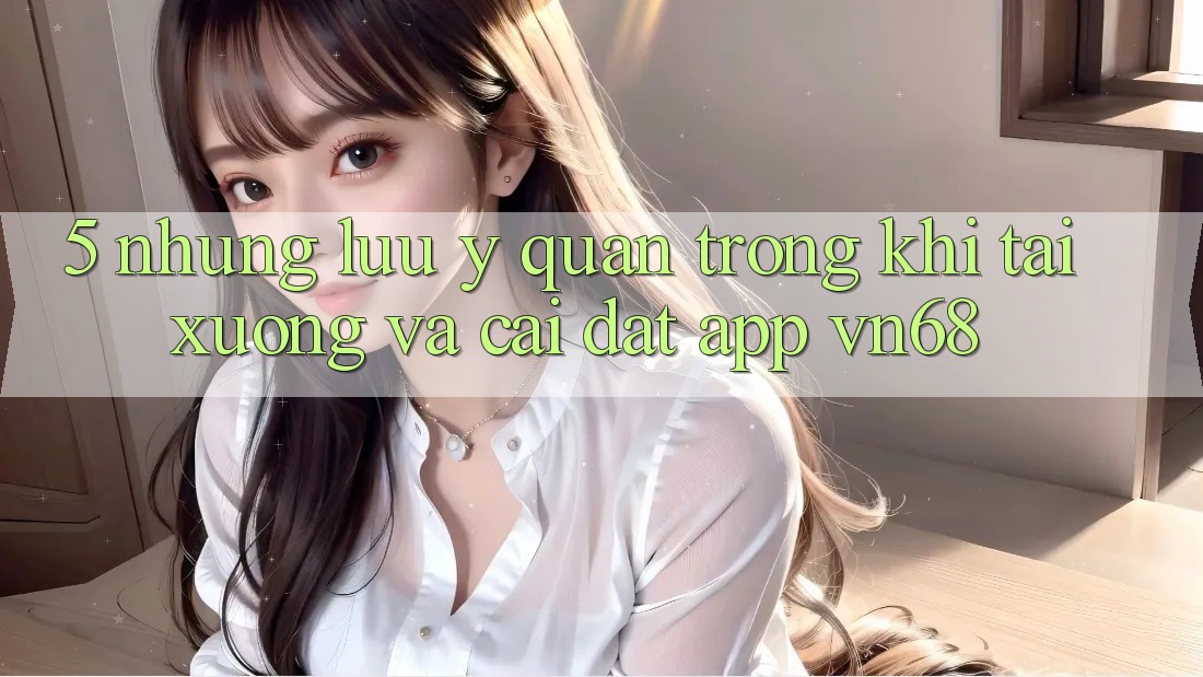 5. Những Lưu Ý Quan Trọng Khi Tải xuống Và Cài Đặt App vn68
