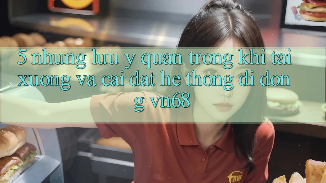 5. Những Lưu Ý Quan Trọng Khi Tải xuống Và Cài Đặt Hệ thống di động vn68 5. Những Lưu Ý Quan Trọng Khi Tải xuống Và Cài Đặt Hệ thống di động vn68