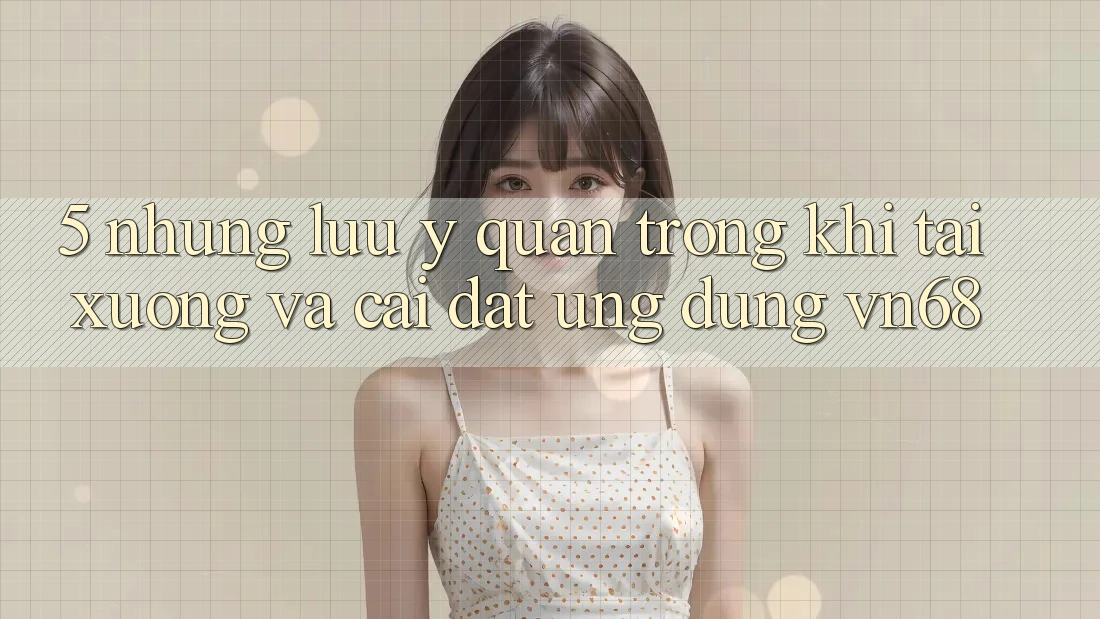 5. Những Lưu Ý Quan Trọng Khi Tải xuống Và Cài Đặt Ứng Dụng vn68