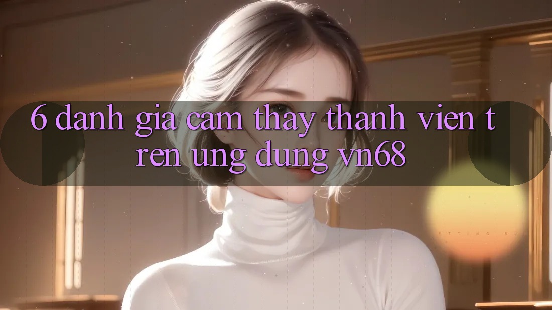 6. Đánh Giá Cảm thấy Thành viên Trên Ứng Dụng vn68 6. Đánh Giá Cảm thấy Thành viên Trên Ứng Dụng vn68