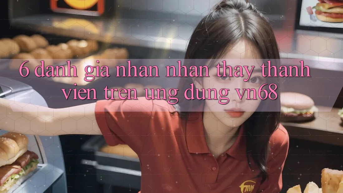 6. Đánh Giá Nhận nhận thấy Thành viên Trên Ứng Dụng vn68