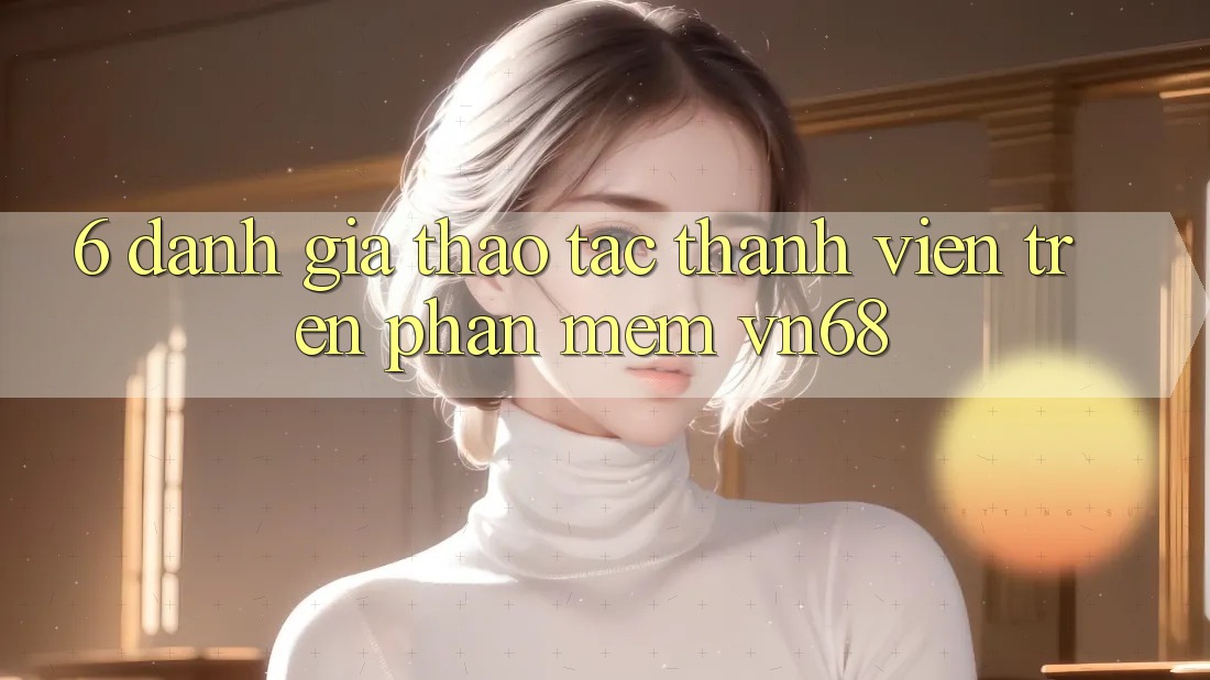 6. Đánh Giá Thao tác Thành viên Trên Phần mềm vn68 6. Đánh Giá Thao tác Thành viên Trên Phần mềm vn68