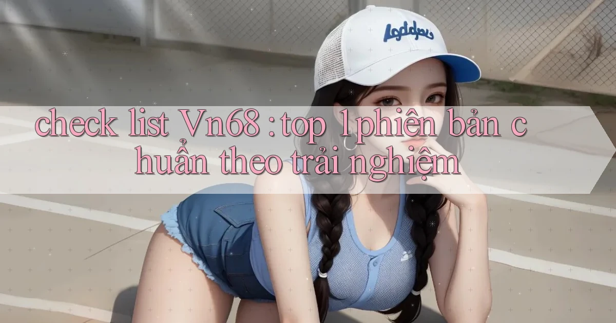 check list Vn68 top 1 phiên bản chuẩn theo trải nghiệm