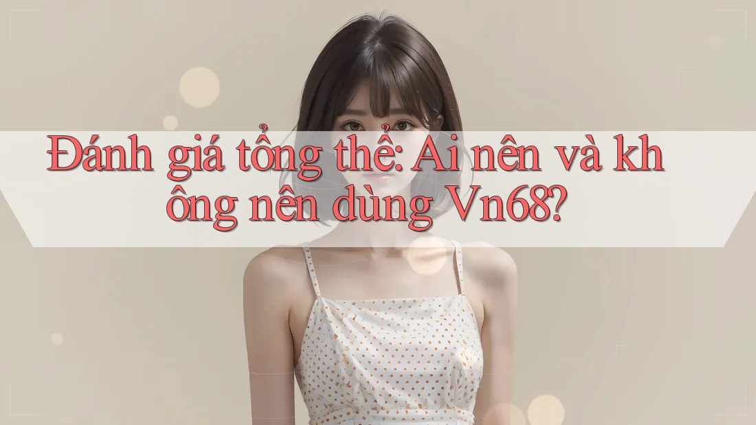Đánh giá tổng thể: Ai nên và không nên dùng Vn68? Đánh giá tổng thể: Ai nên và không nên dùng Vn68?