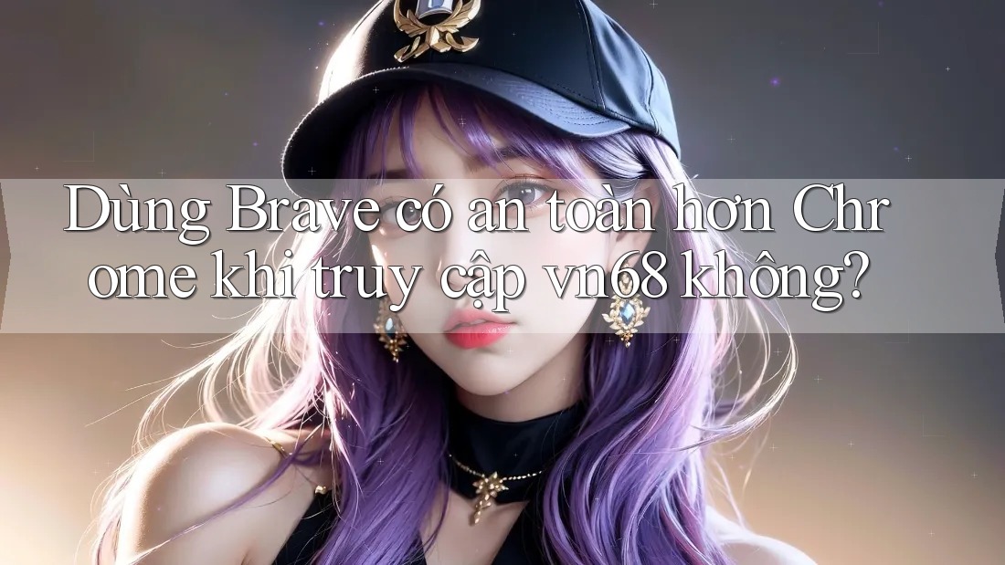 Dùng Brave có an toàn hơn Chrome khi truy cập vn68 không?