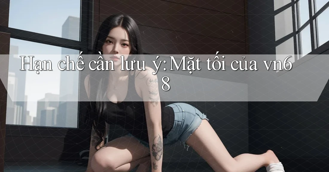 Hạn chế cần lưu ý: Mặt tối của vn68