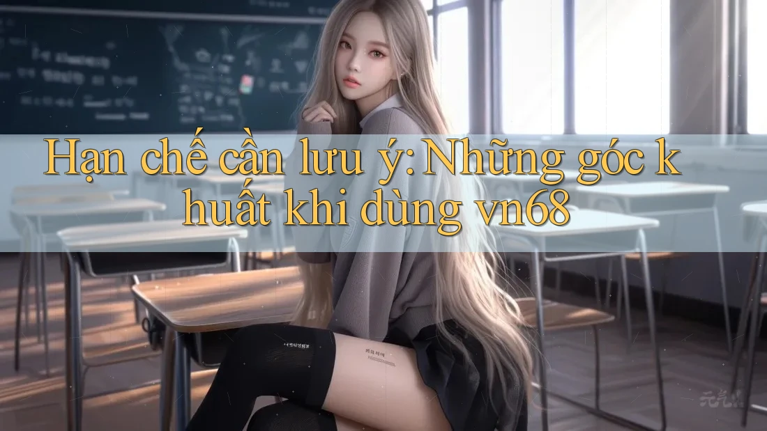 Hạn chế cần lưu ý: Những góc khuất khi dùng vn68 Hạn chế cần lưu ý: Những góc khuất khi dùng vn68