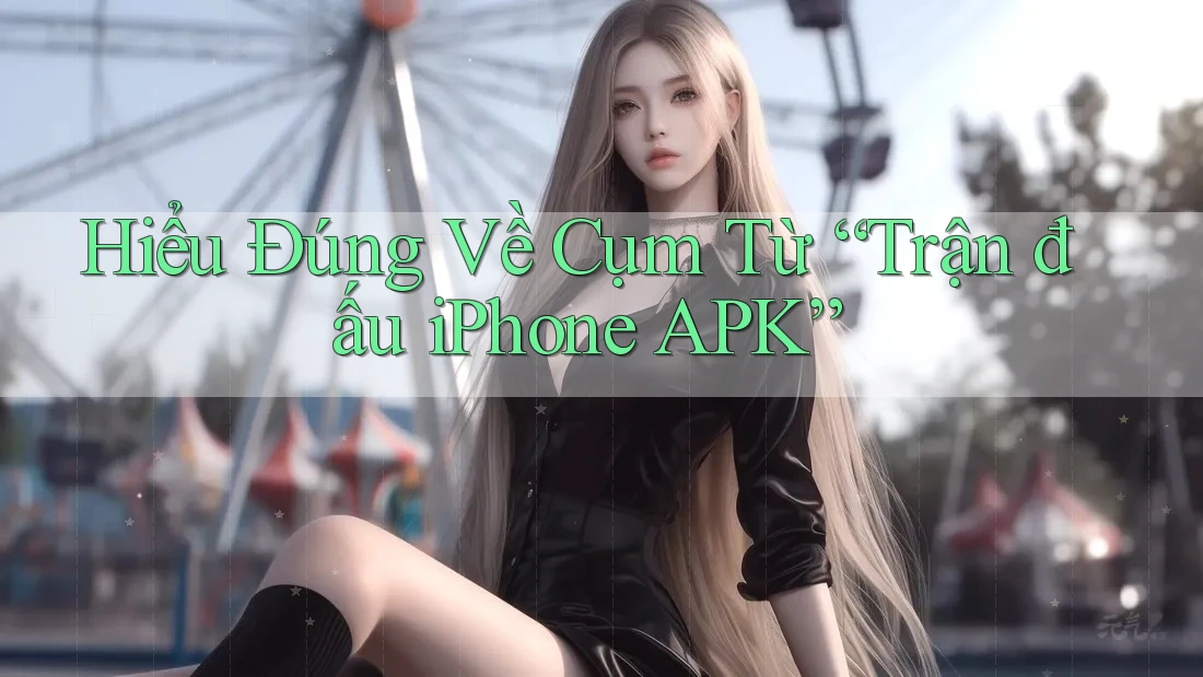 Hiểu Đúng Về Cụm Từ “Trận đấu iPhone APK”