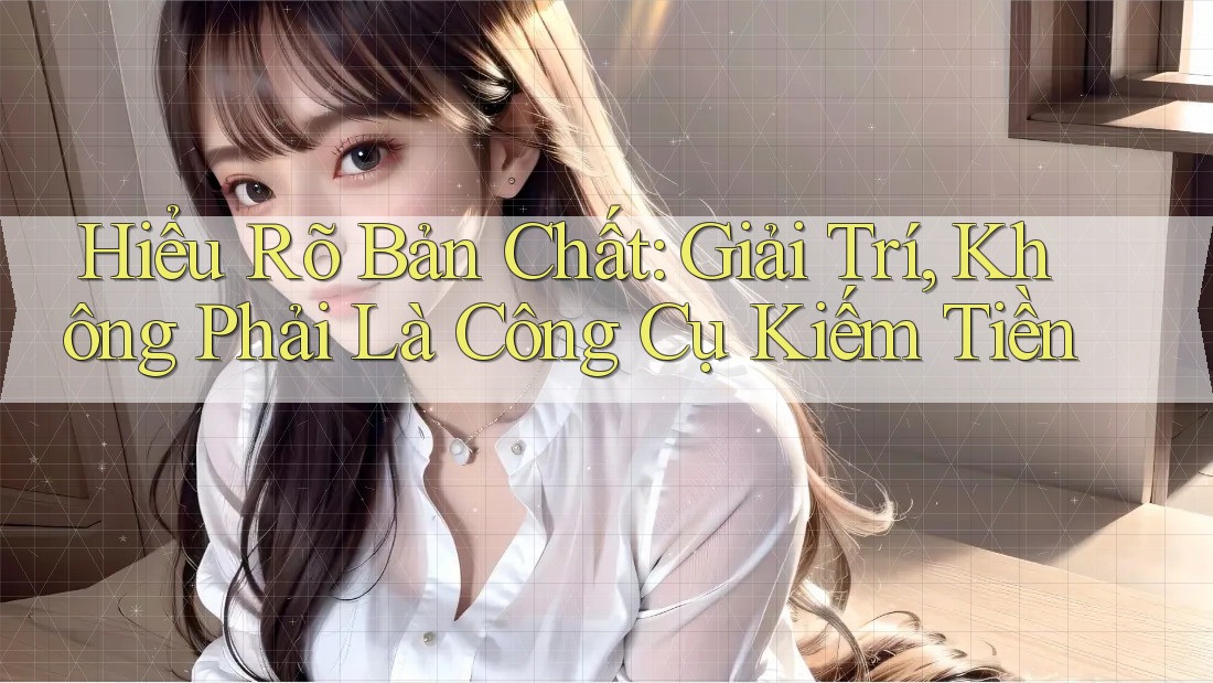 Hiểu Rõ Bản Chất: Giải Trí, Không Phải Là Công Cụ Kiếm Tiền Hiểu Rõ Bản Chất: Giải Trí, Không Phải Là Công Cụ Kiếm Tiền