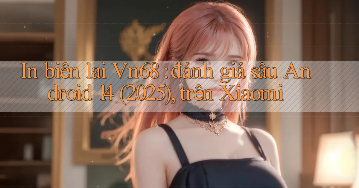 In biên lai Vn68 đánh giá sâu Android 14 (2025), trên Xiaomi