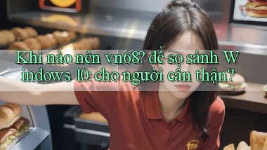Khi nào nên vn68 để so sánh Windows 10 cho người cẩn thận