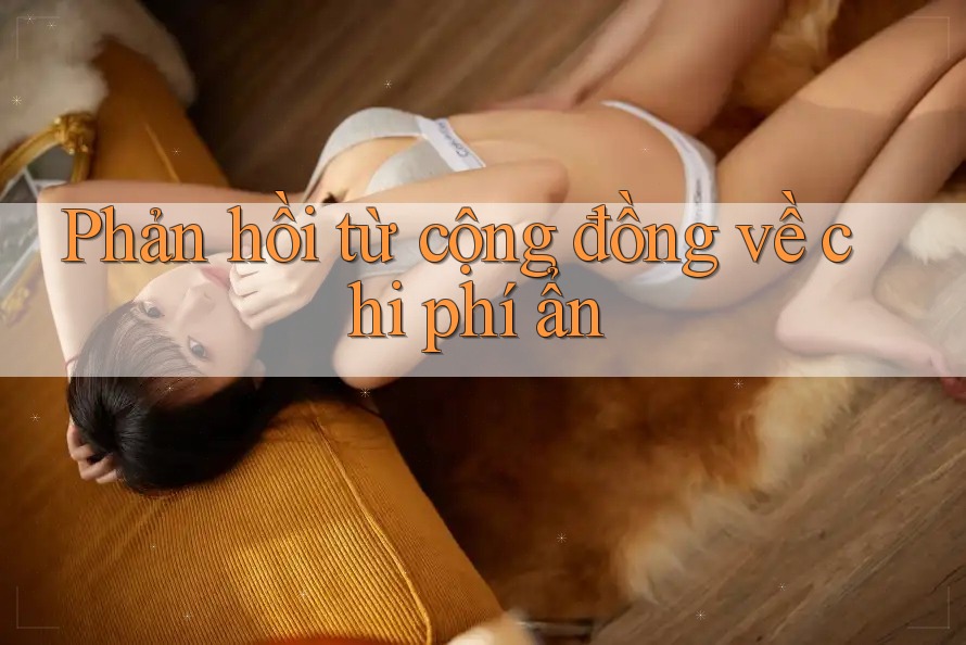 Phản hồi từ cộng đồng về chi phí ẩn Phản hồi từ cộng đồng về chi phí ẩn