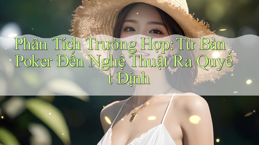 Phân Tích Trường Hợp: Từ Bàn Poker Đến Nghệ Thuật Ra Quyết Định