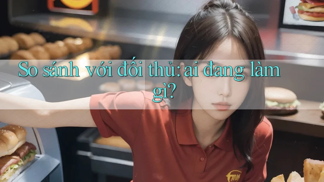 So sánh với đối thủ: ai đang làm gì?