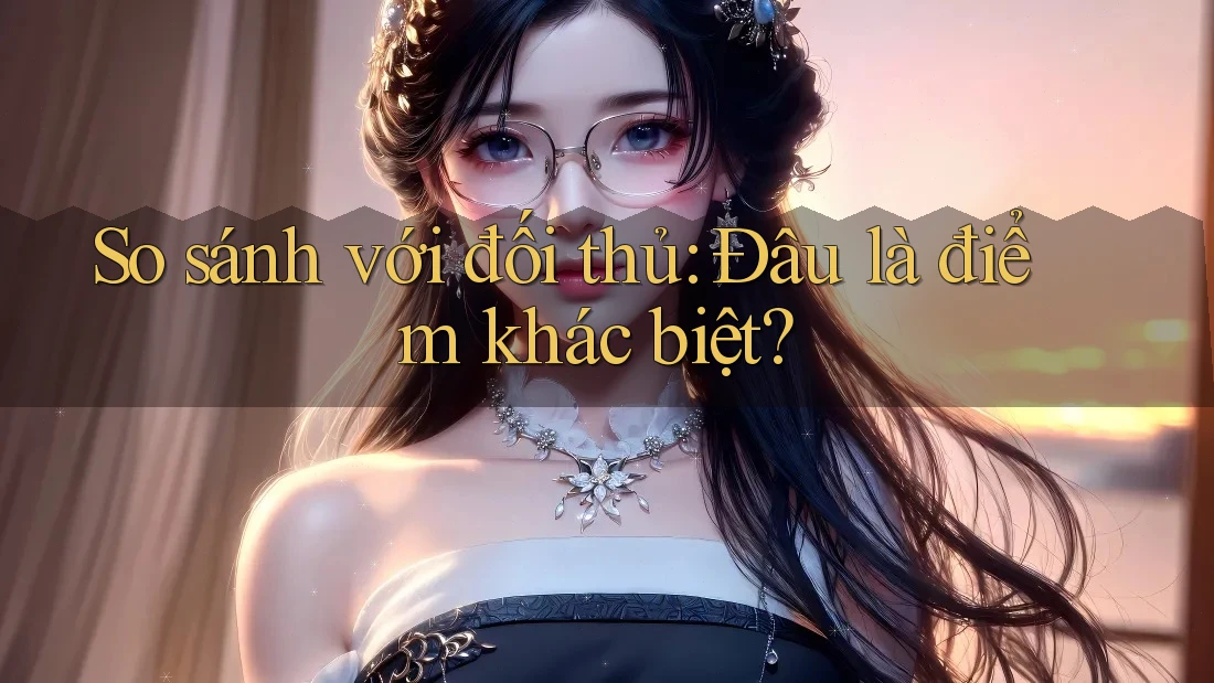 So sánh với đối thủ – Đâu là điểm khác biệt? So sánh với đối thủ – Đâu là điểm khác biệt?