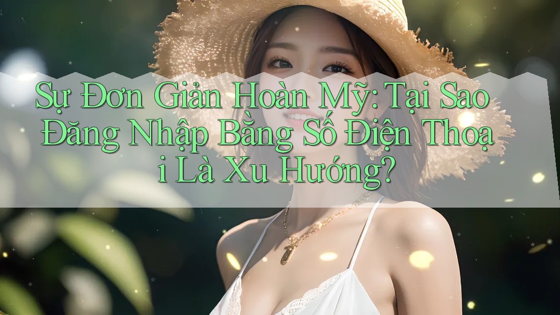Sự Đơn Giản Hoàn Mỹ: Tại Sao Đăng Nhập Bằng Số Điện Thoại Là Xu Hướng? Sự Đơn Giản Hoàn Mỹ: Tại Sao Đăng Nhập Bằng Số Điện Thoại Là Xu Hướng?