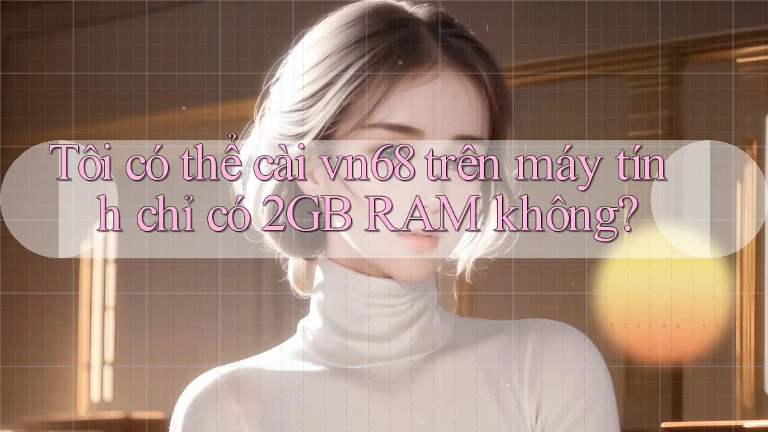 Tôi có thể cài vn68 trên máy tính chỉ có 2GB RAM không?