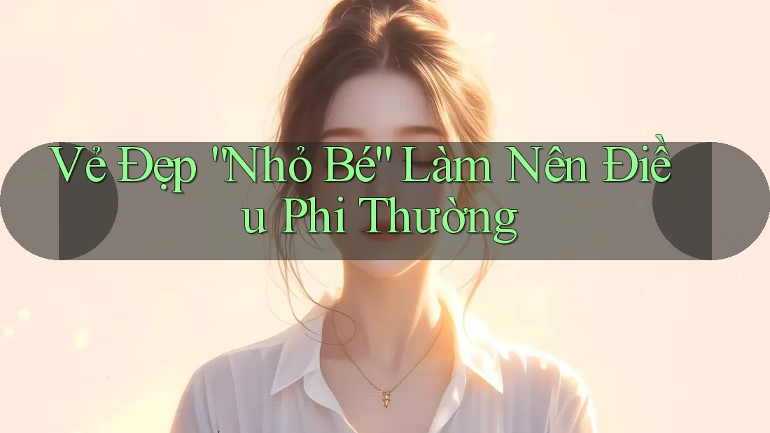 Vẻ Đẹp “Nhỏ Bé” Làm Nên Điều Phi Thường Vẻ Đẹp “Nhỏ Bé” Làm Nên Điều Phi Thường