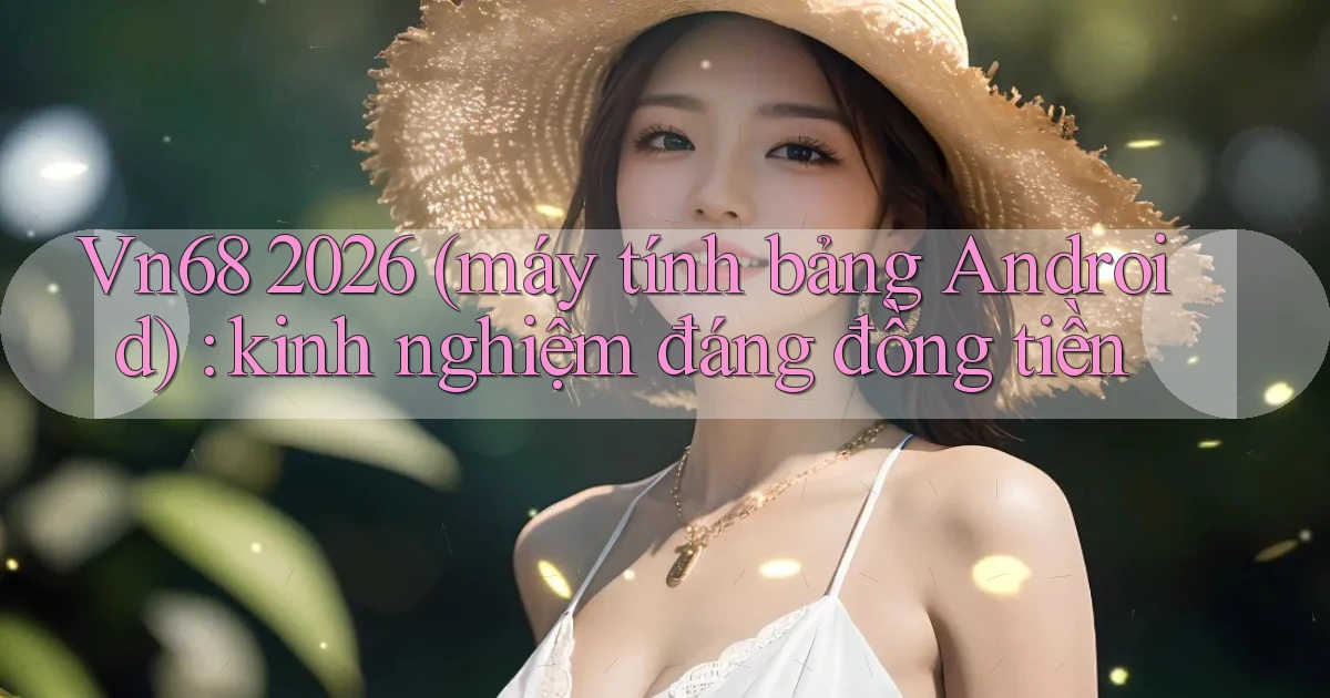 Vn68 2026 (máy tính bảng Android) kinh nghiệm đáng đồng tiền