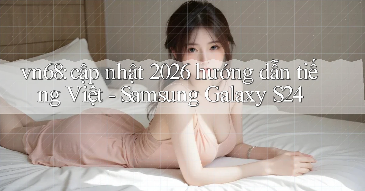 vn68 cập nhật 2026 hướng dẫn tiếng Việt   Samsung Galaxy S24